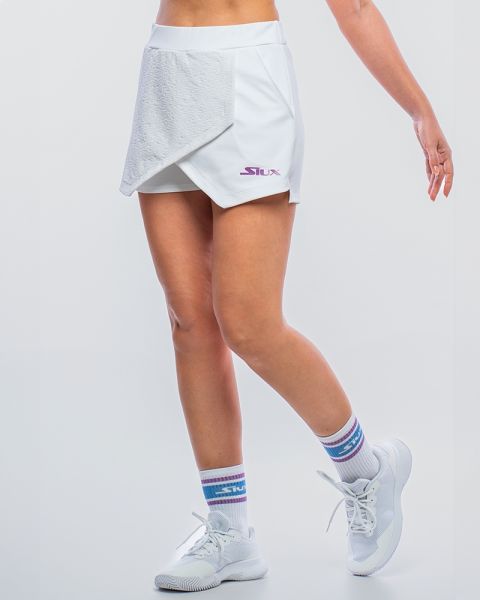 Falda Siux Jacquard Blanca