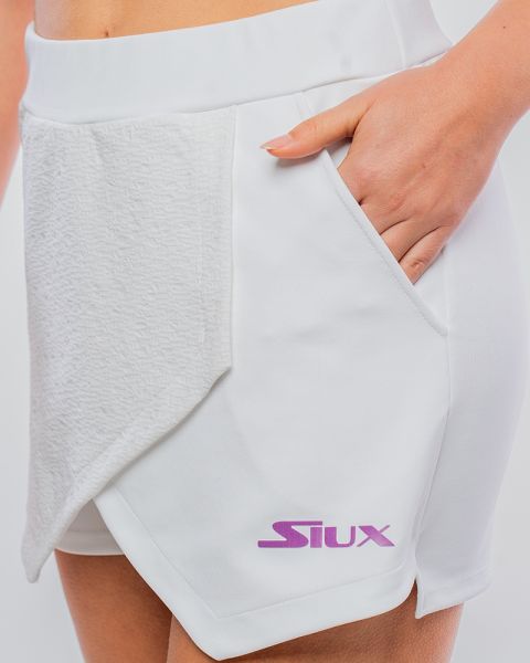 Falda Siux Jacquard Blanca