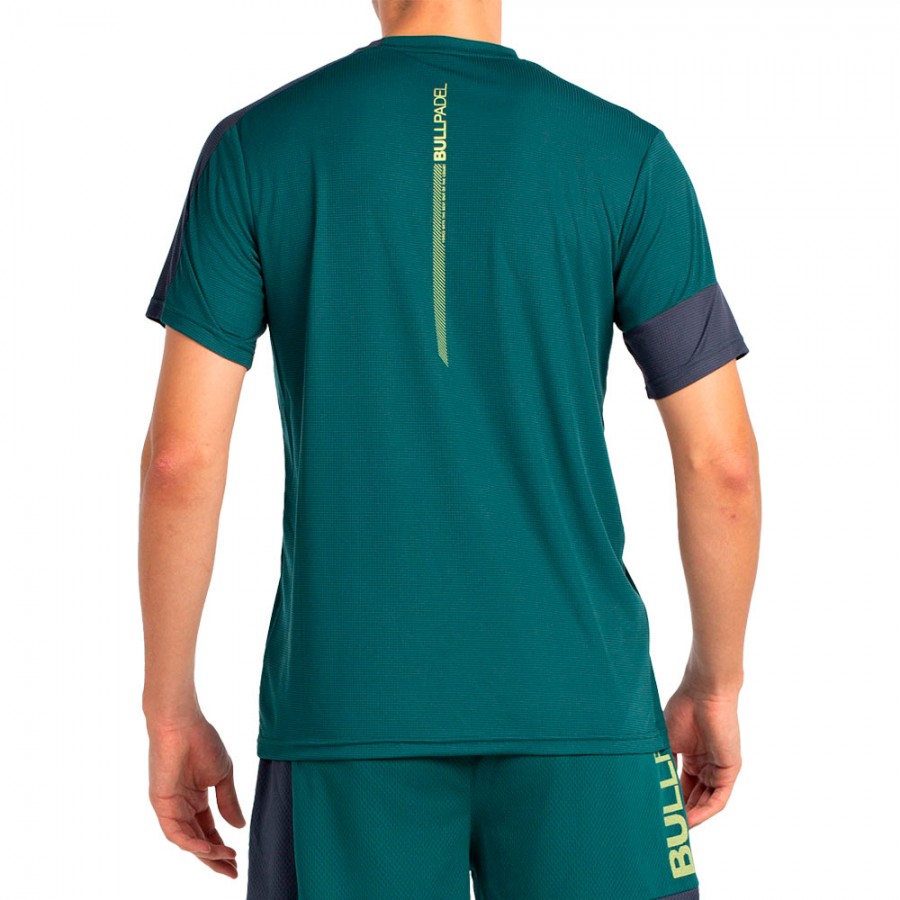 Camiseta Bullpadel Leido Verde Oscuro
