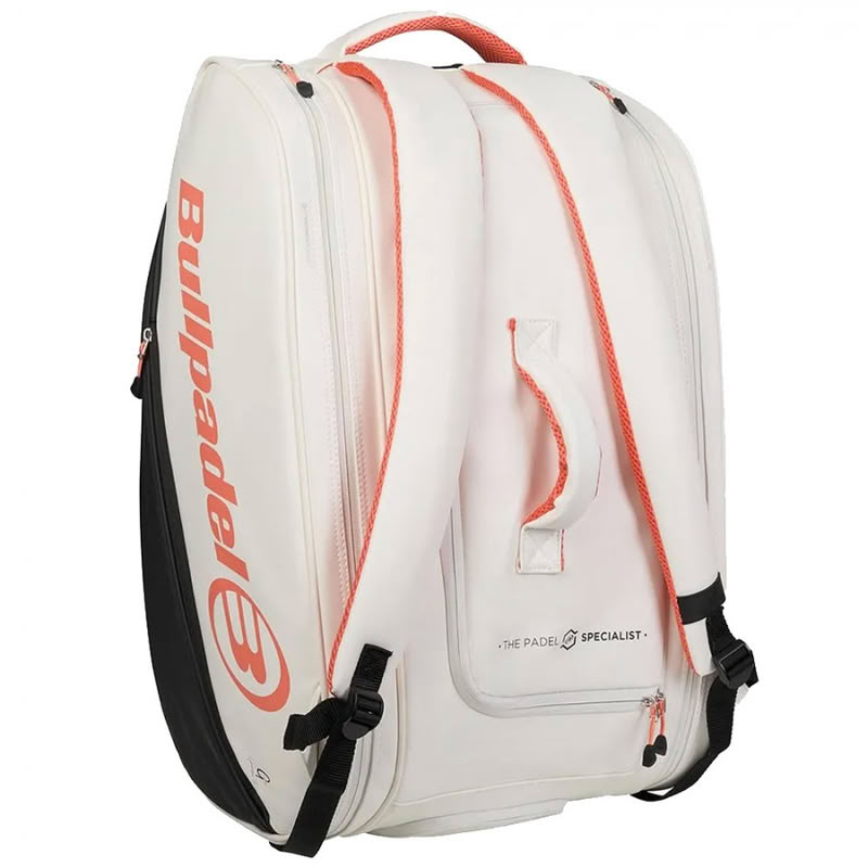 Paletero Bullpadel Élite Blanco Mujer