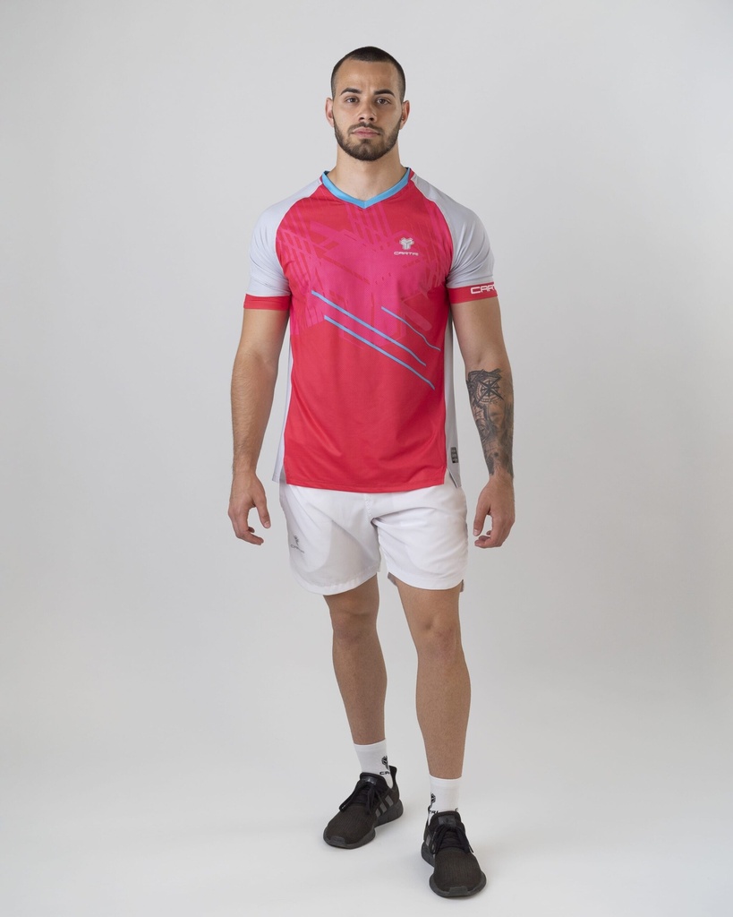T-Shirt Cartri Man Barcelona Red/Grey