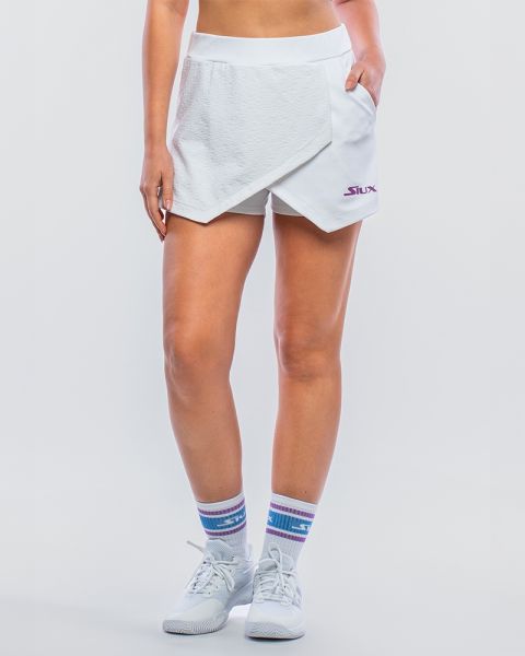 Falda Siux Jacquard Blanca