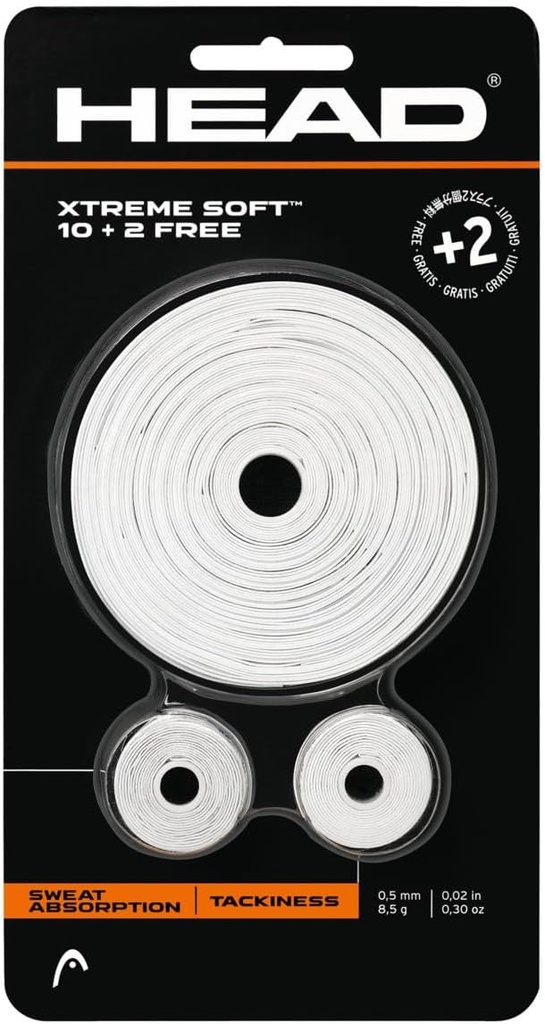 Blister Overgrip Head Xtreme Soft 10+2 285036