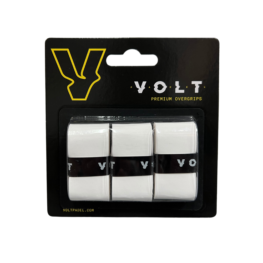 Overgrip Volt Premium White 3 Pack