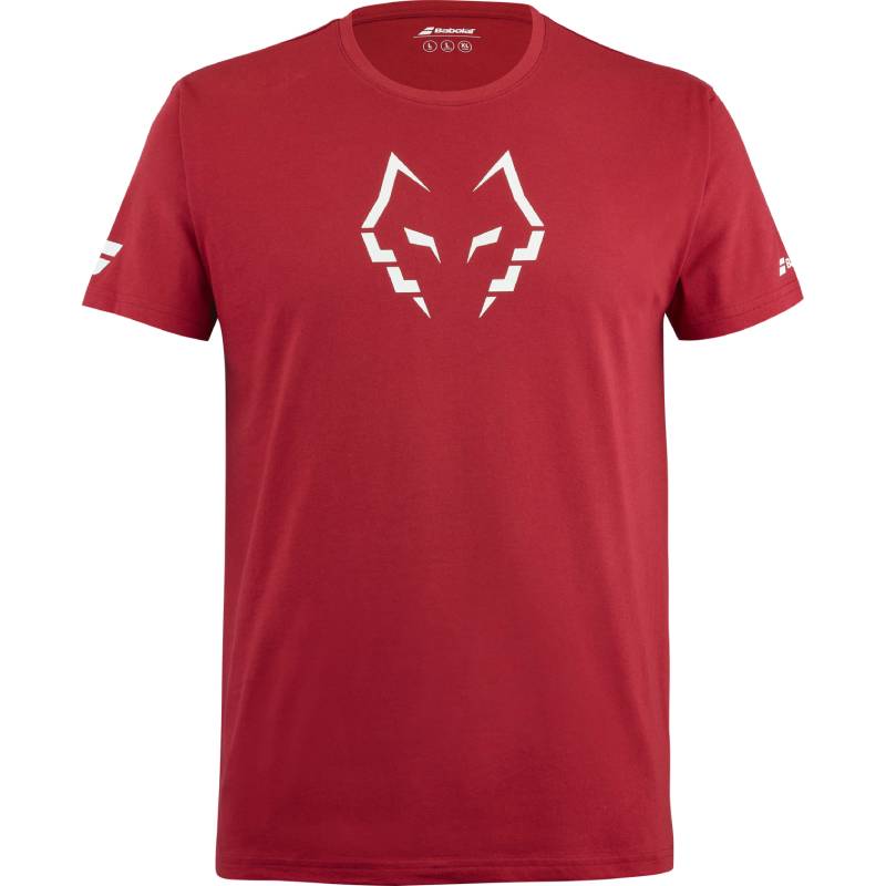 Camiseta Babolat Cotton Juan Lebron Rojo