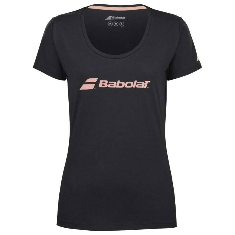 Camiseta Babolat Exs Tee Negro Mujer