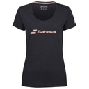 Camiseta Babolat Exs Tee Negro Mujer