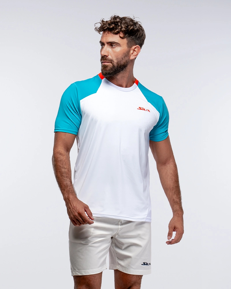 Camiseta Siux Diablo Sanyo Hombre Blanca Fw24