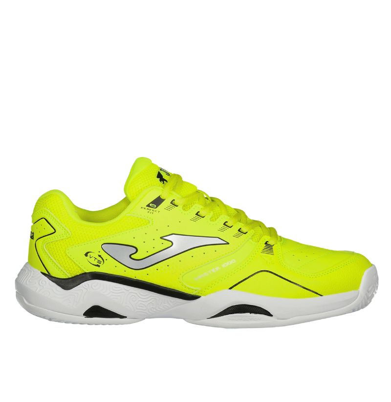 Zapatilla Joma Master 1000 Men 2599 Fluor Yellow