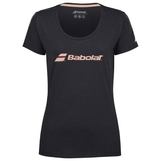 Camiseta Babolat Exs Tee Negro Mujer