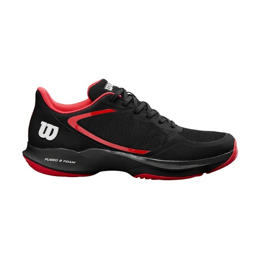 Zapatillas Wilson Hurakn Lite Negro Rojo Blanco