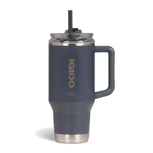Vaso Térmico Igloo Flip N' Sip Travel Mug Grey 32oz 