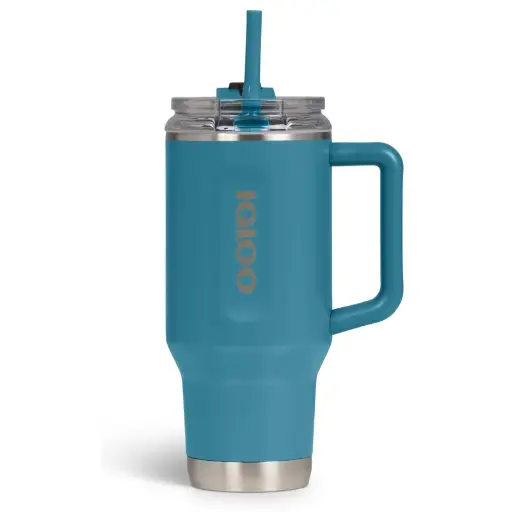 Vaso Térmico Igloo Flip N' Sip Travel Mug Azul 32oz 