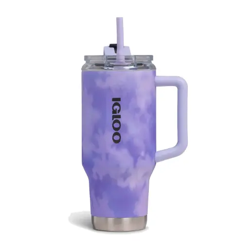 Vaso Térmico Igloo Flip N' Sip Travel Mug Ice DYE Morado 32oz