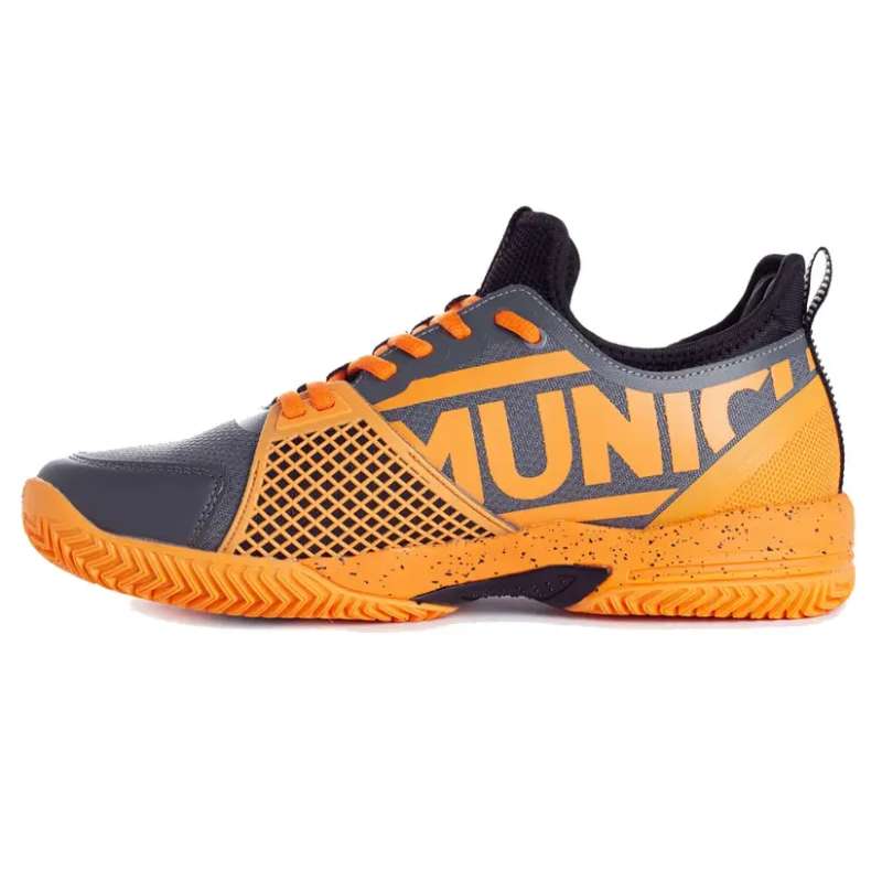ZAPATILLA MUNICH OXYGEN GRIS NARANJA
