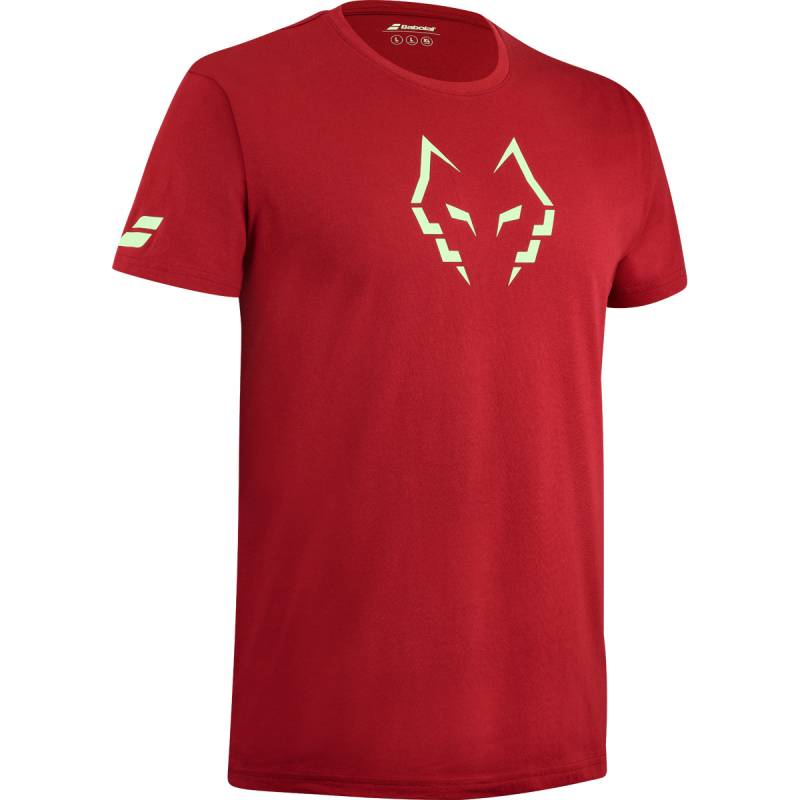 Camiseta Babolat Cotton Juan Lebron Rojo