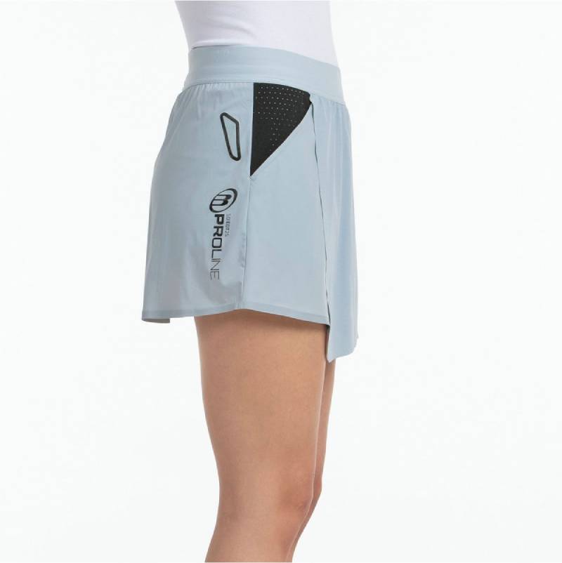Falda Basica Bullpadel Mujer Logar 501 Hormigon