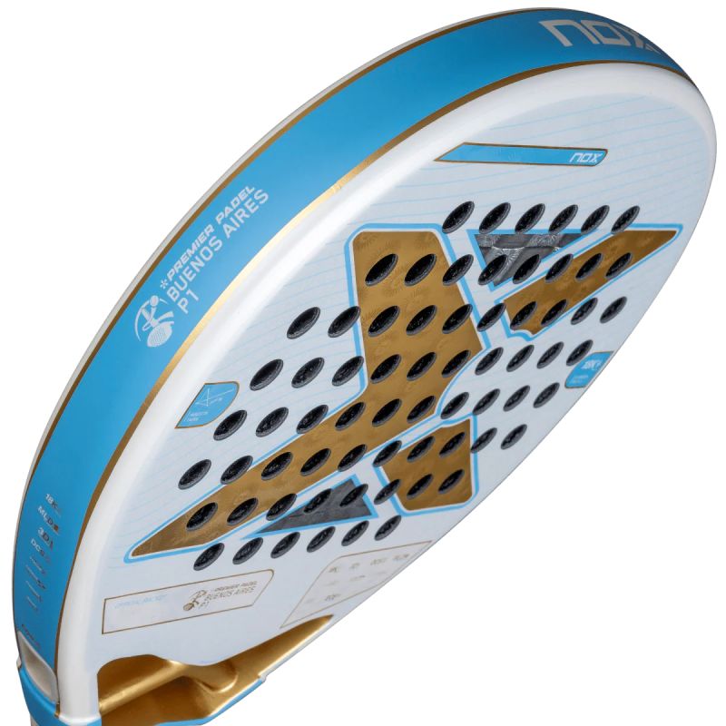 Pala Nox AT10 Luxury Genius 18K Exalumno Buenos Aires Limit Edit. Pack