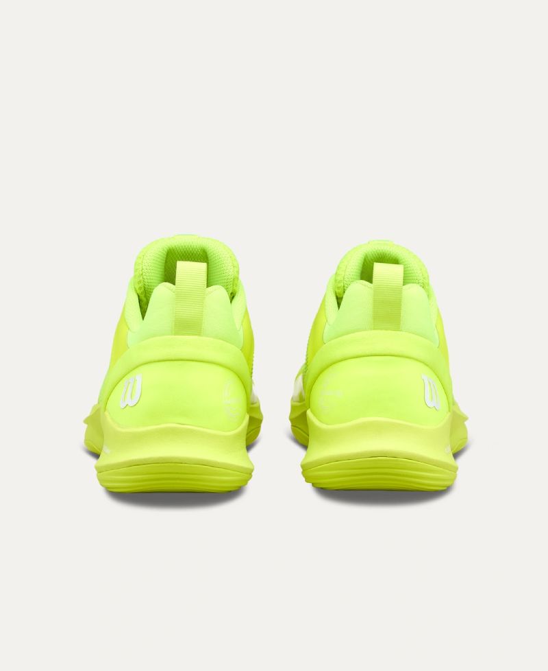 Zapatillas  Wilson  Hurakn  Pro  V2 Amarillo  Fluor Blanco