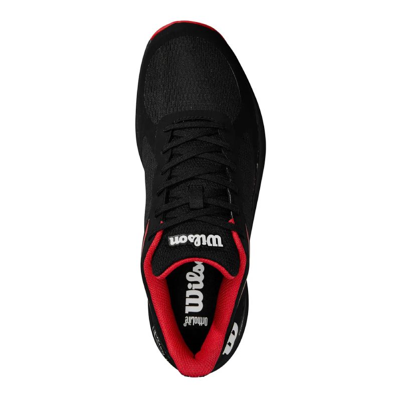 Zapatillas Wilson Hurakn Lite Negro Rojo Blanco