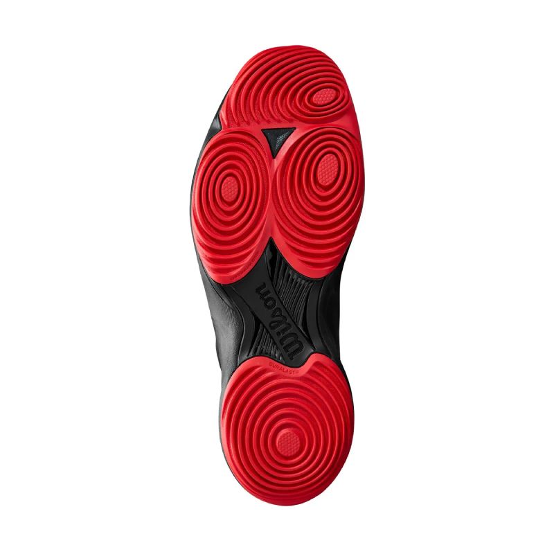 Zapatillas Wilson Hurakn Lite Negro Rojo Blanco