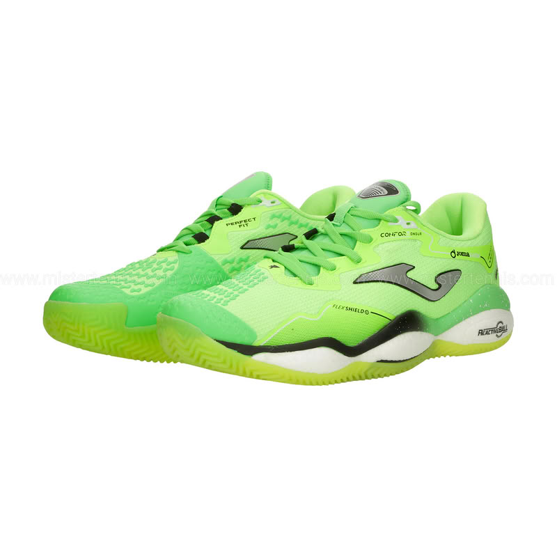 ZAPATILLA JOMA SMASH MEN 2511 FLUOR GREEN