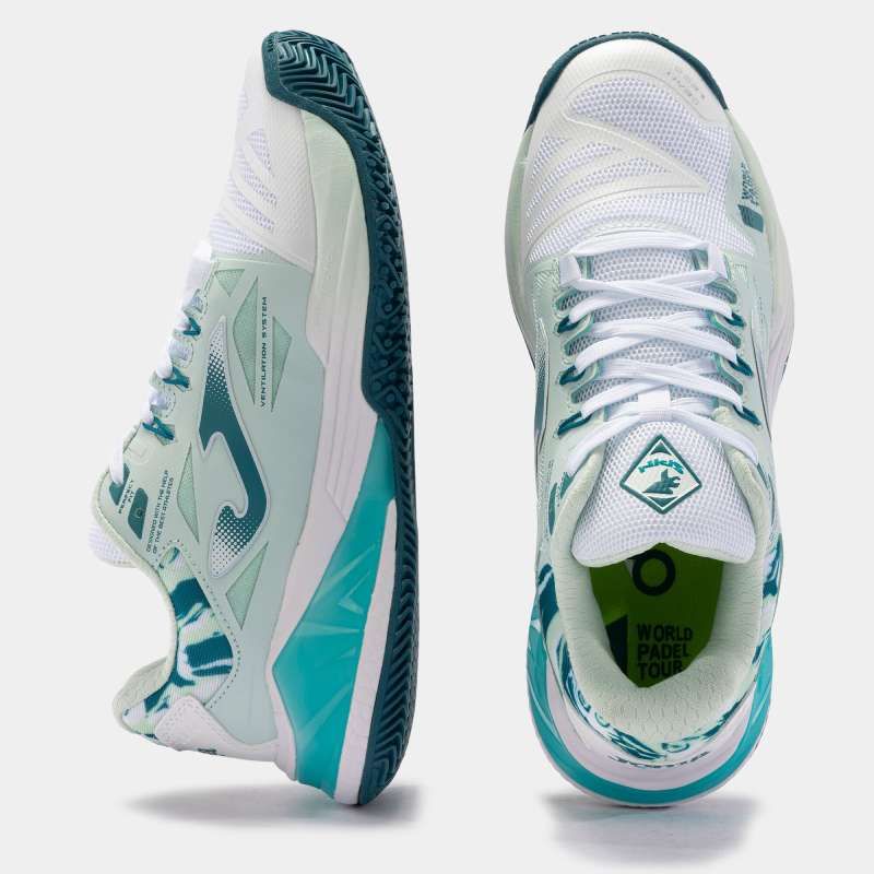 ZAPATILLA JOMA T.SPIN LADY 2305 TURQUOISE WHITE
