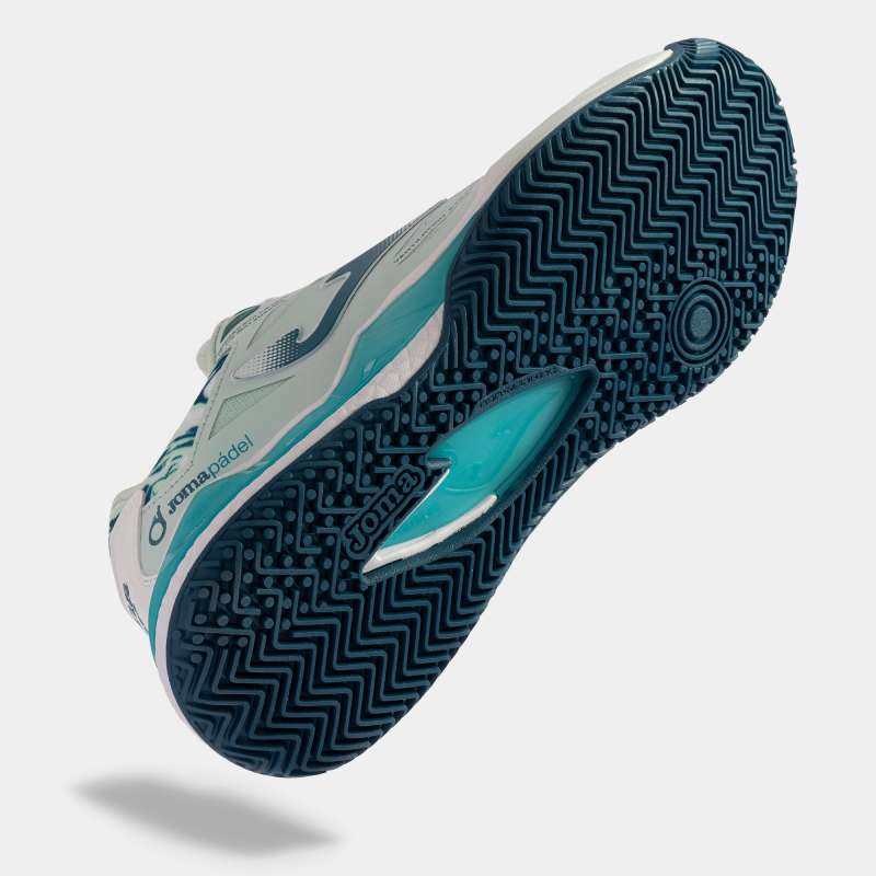 ZAPATILLA JOMA T.SPIN LADY 2305 TURQUOISE WHITE