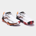 ZAPATILLA JOMA POINT MEN 2342 WHITE BLACK ORANGE