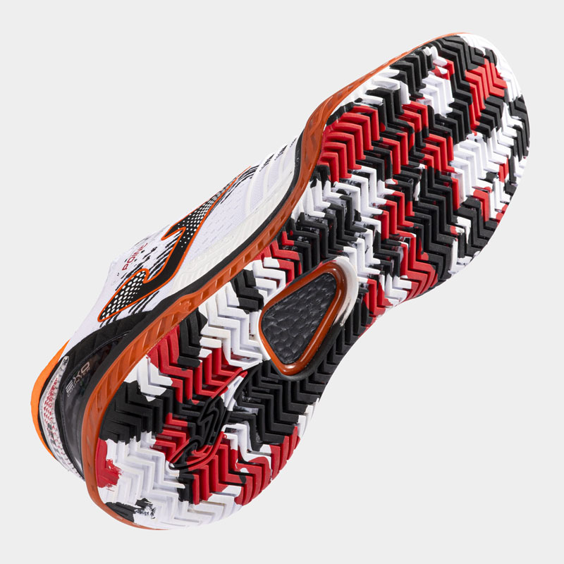 ZAPATILLA JOMA POINT MEN 2342 WHITE BLACK ORANGE