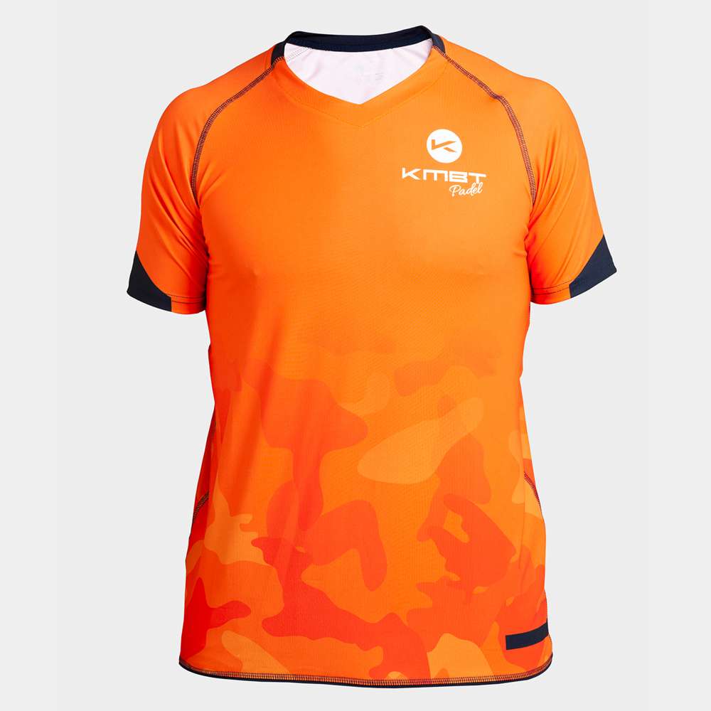 Camiseta Kombat de Juego Naranja Padel