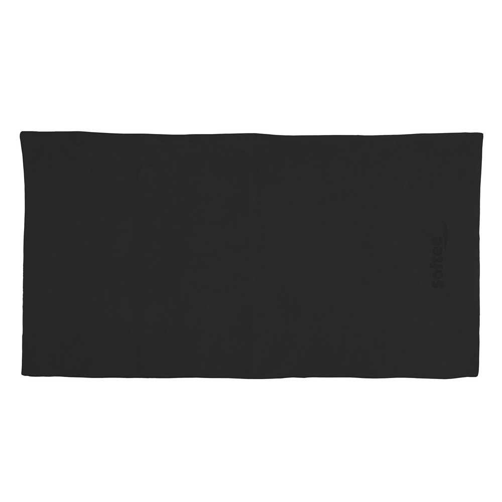 Toalla Softee Microfibra Negro, 70X140cm