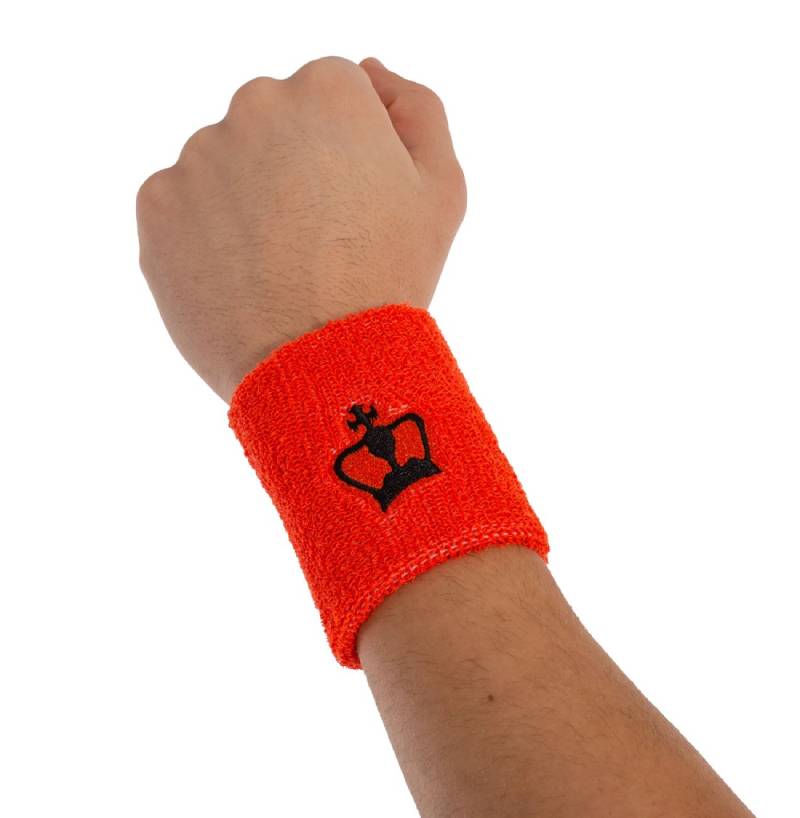 Muñequera Black Crown Short Naranja