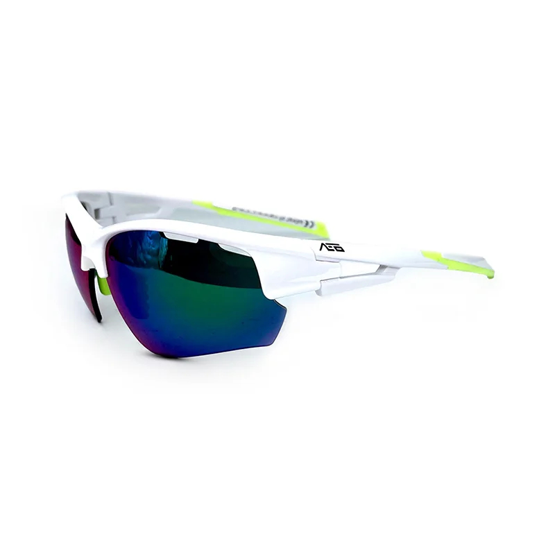 Gafa Addictive Pearl C2 Shiny White Pc Polarizado Green Revo