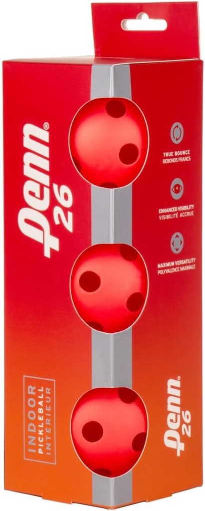 Pelotas Penn 26 Indoor X3 Pickleball﻿