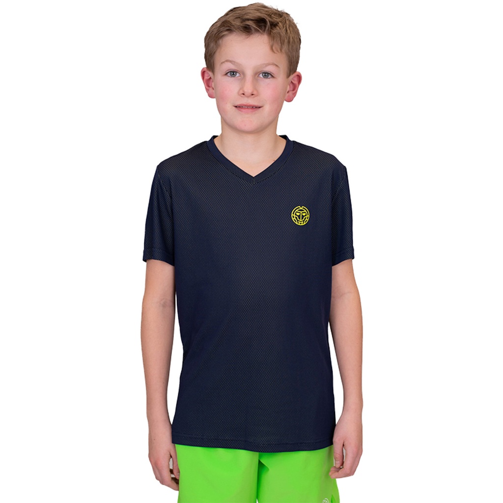 Camiseta  Bidi Badu  Crew Inside  Out Azul Oscuro Lima Junior