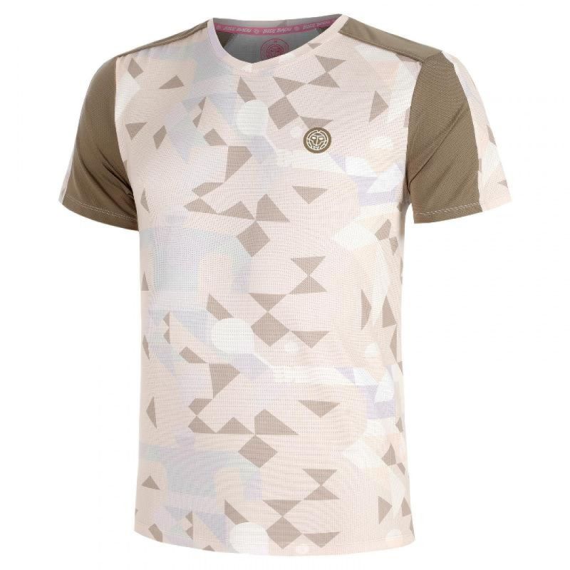 Camiseta Bidi Badu Paris Beige Marron Junior 
