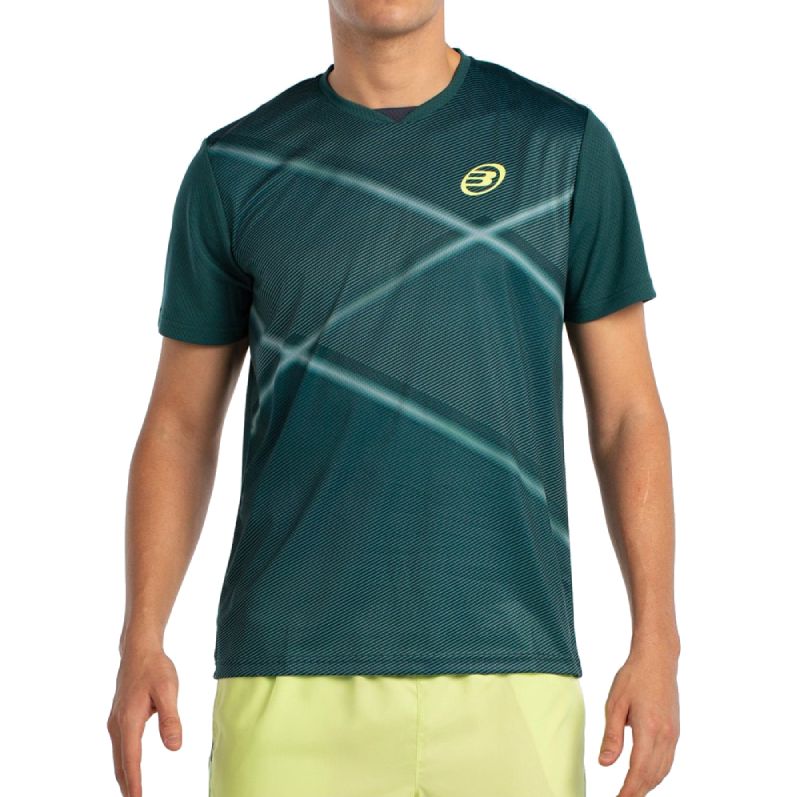 Camiseta Bullpadel Ladra Verde Oscuro