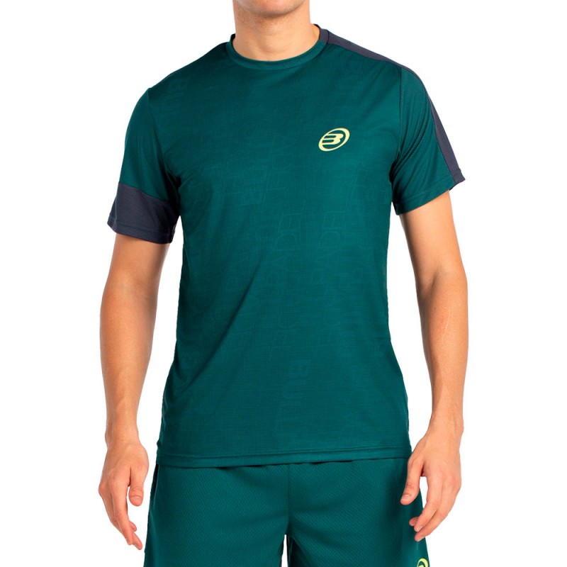 Camiseta Bullpadel Leido Verde Oscuro