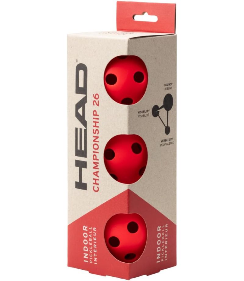 Pelotas Head Championship 26 Indoor X3 Pickleball﻿