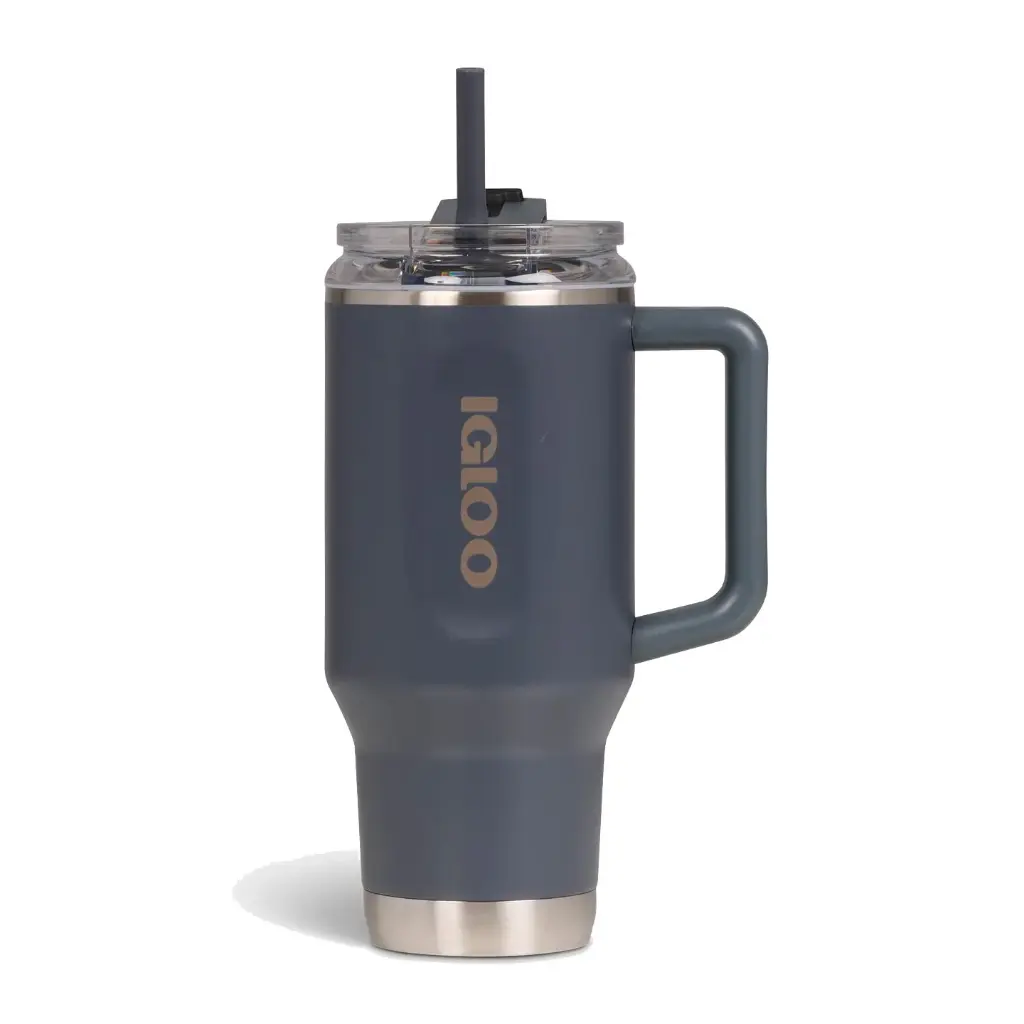 Vaso Térmico Igloo Flip N' Sip Travel Mug Grey 32oz 