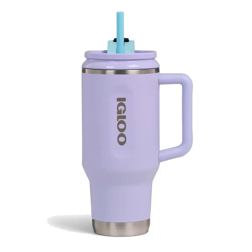 Vaso Térmico Igloo Flip N' Sip Travel Mug Lila 32oz