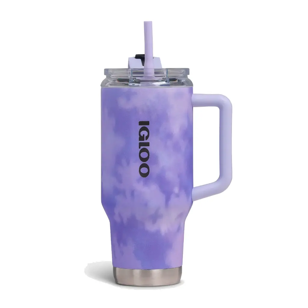 Vaso Térmico Igloo Flip N' Sip Travel Mug Ice DYE Morado 32oz