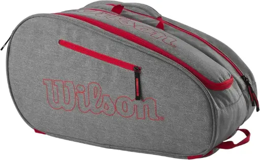Paletero Wilson Team Gris Rojo