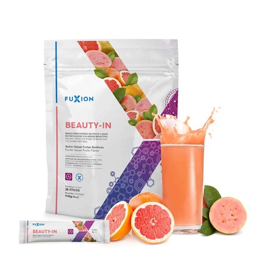 [145833] Colágeno Hidrolizado Fuxion Beauty - In 28 Sticks