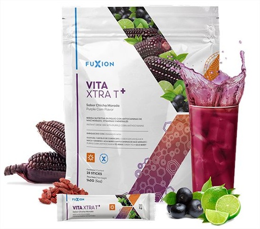 [145822] Multivitamínico Fuxion Vita Xtra T+ - 28 Sticks