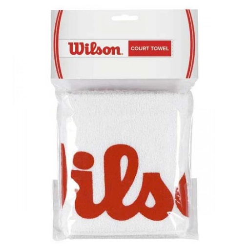 Toalla Wilson Blanco Rojo Pequeña