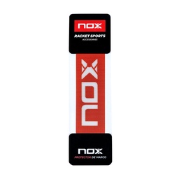 Protector Nox Rojo Logo Blanco texturizado