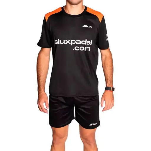 Camiseta Siux Fenix Leo Oficial Negra S25