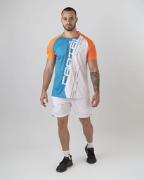 Camiseta Cartri Man Bamberg White/Orange/Blue